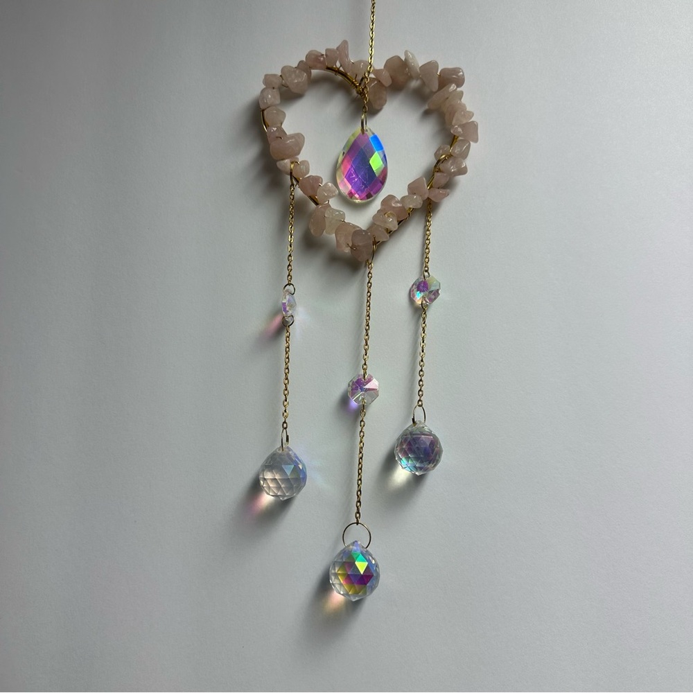 Rose Quartz Handmade lightcatcher